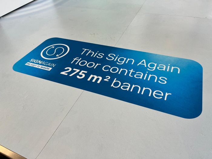 Sign AgainĀ® vloer